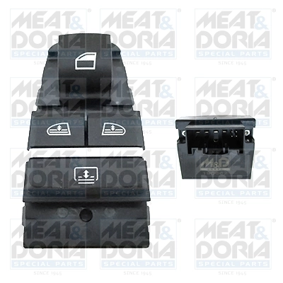 Switch, window regulator